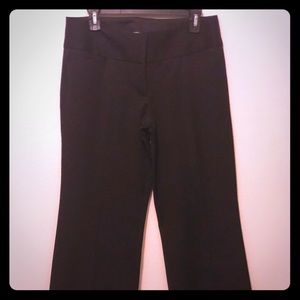 Black Wide Leg Editor Pants